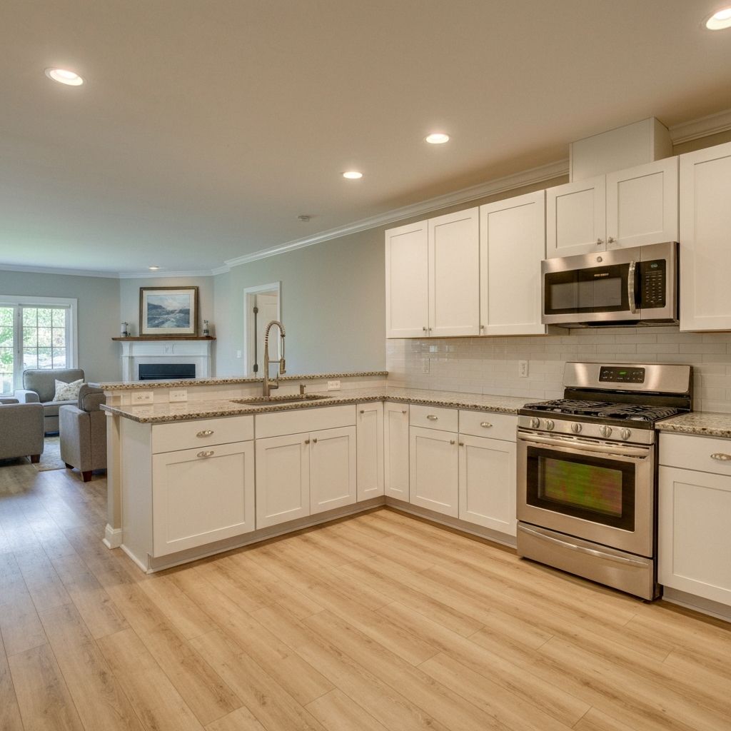 Open Kitchen to Living Room